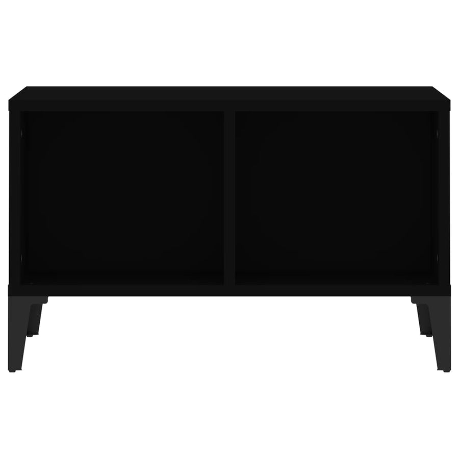 Salontafel 60X50X36,5 Cm Bewerkt Hout Zwart