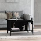 Coffee table 60x50x36.5 cm treated wood black