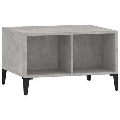 Salontafel 60X50X36,5 Cm Bewerkt Hout Betongrijs