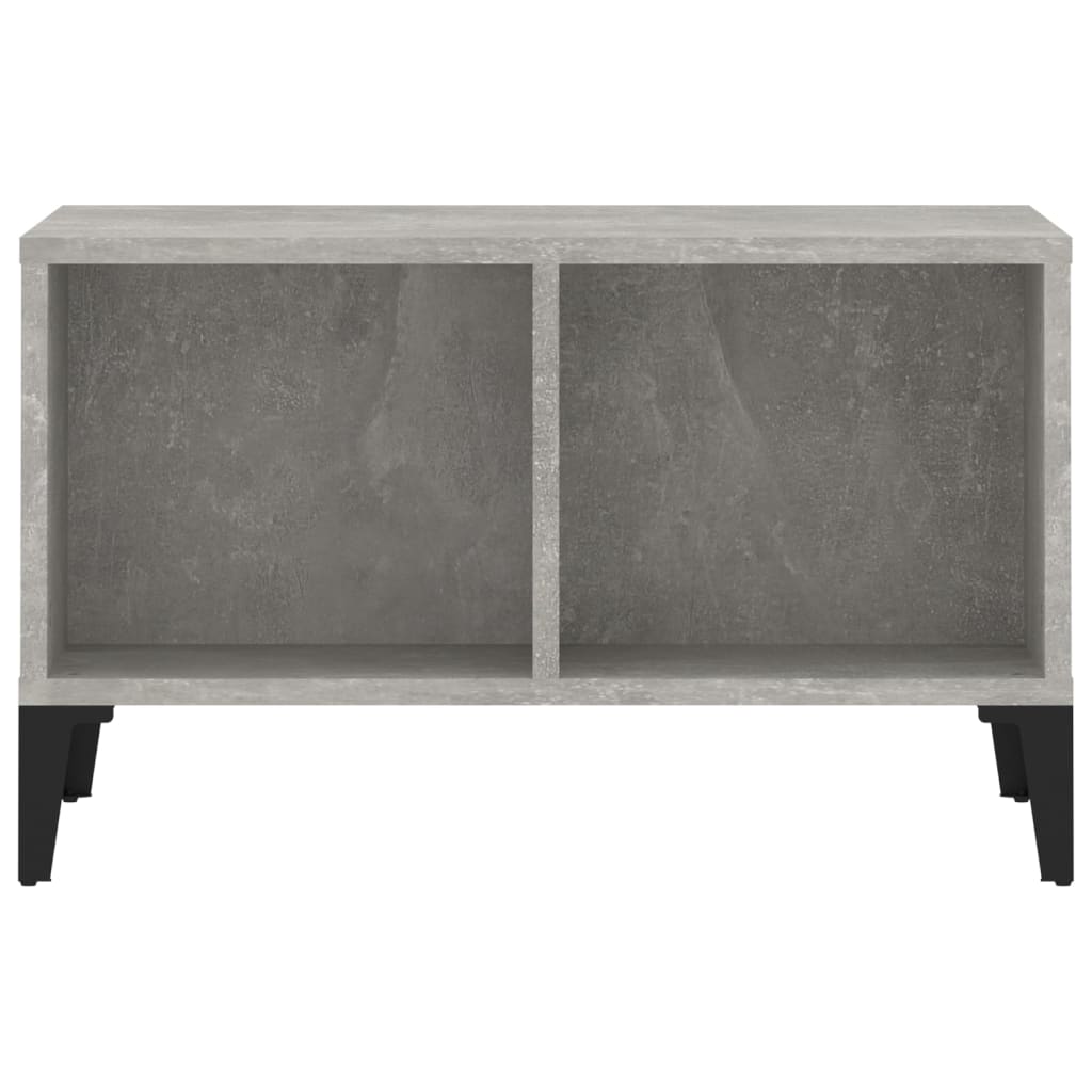 Salontafel 60X50X36,5 Cm Bewerkt Hout Betongrijs