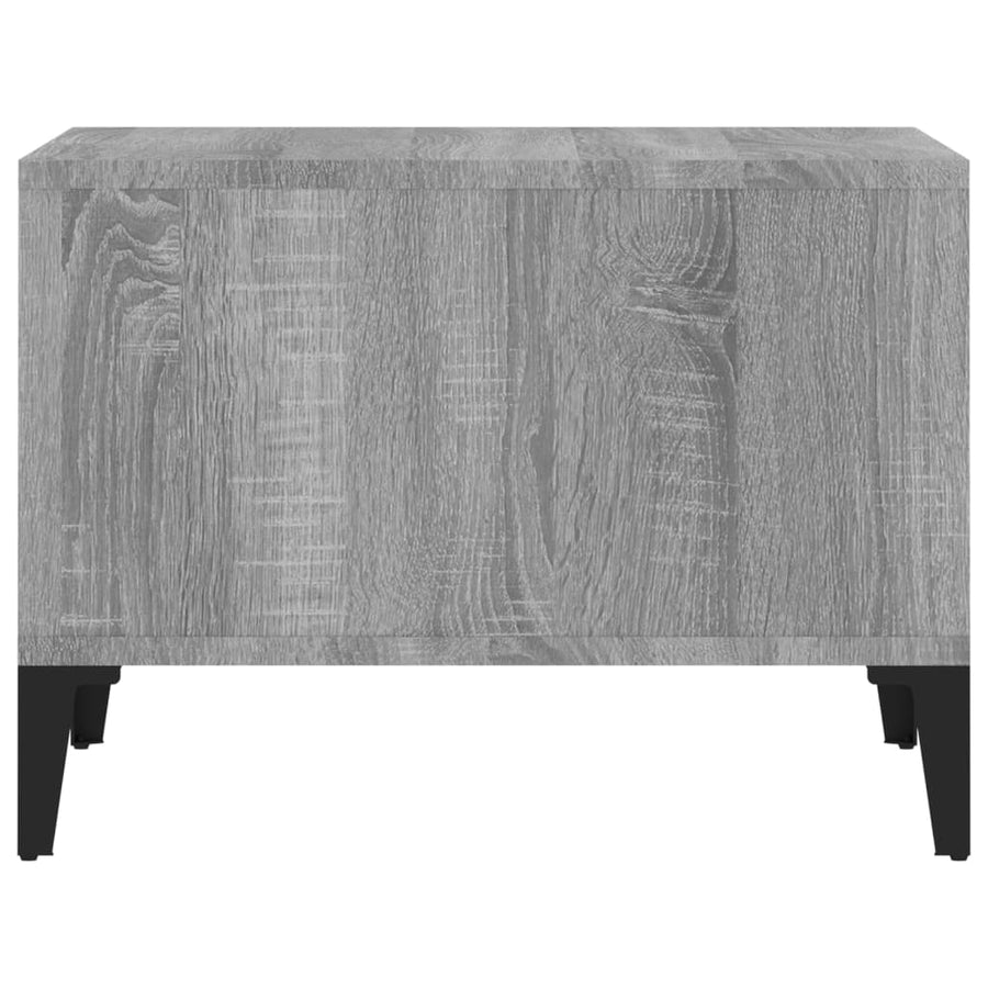 Salontafel 60X50X36,5 Cm Bewerkt Hout Grijs Grijs sonoma