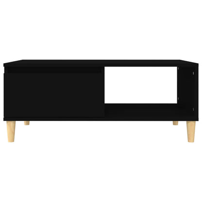 Salontafel 90X50X36,5 Cm Bewerkt Hout Zwart