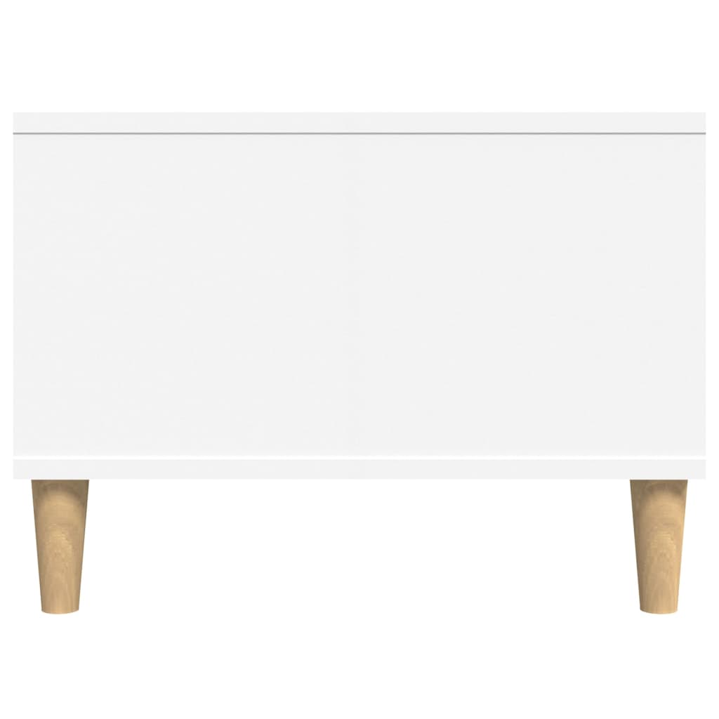 Salontafel 90X50X36,5 Cm Bewerkt Hout Wit