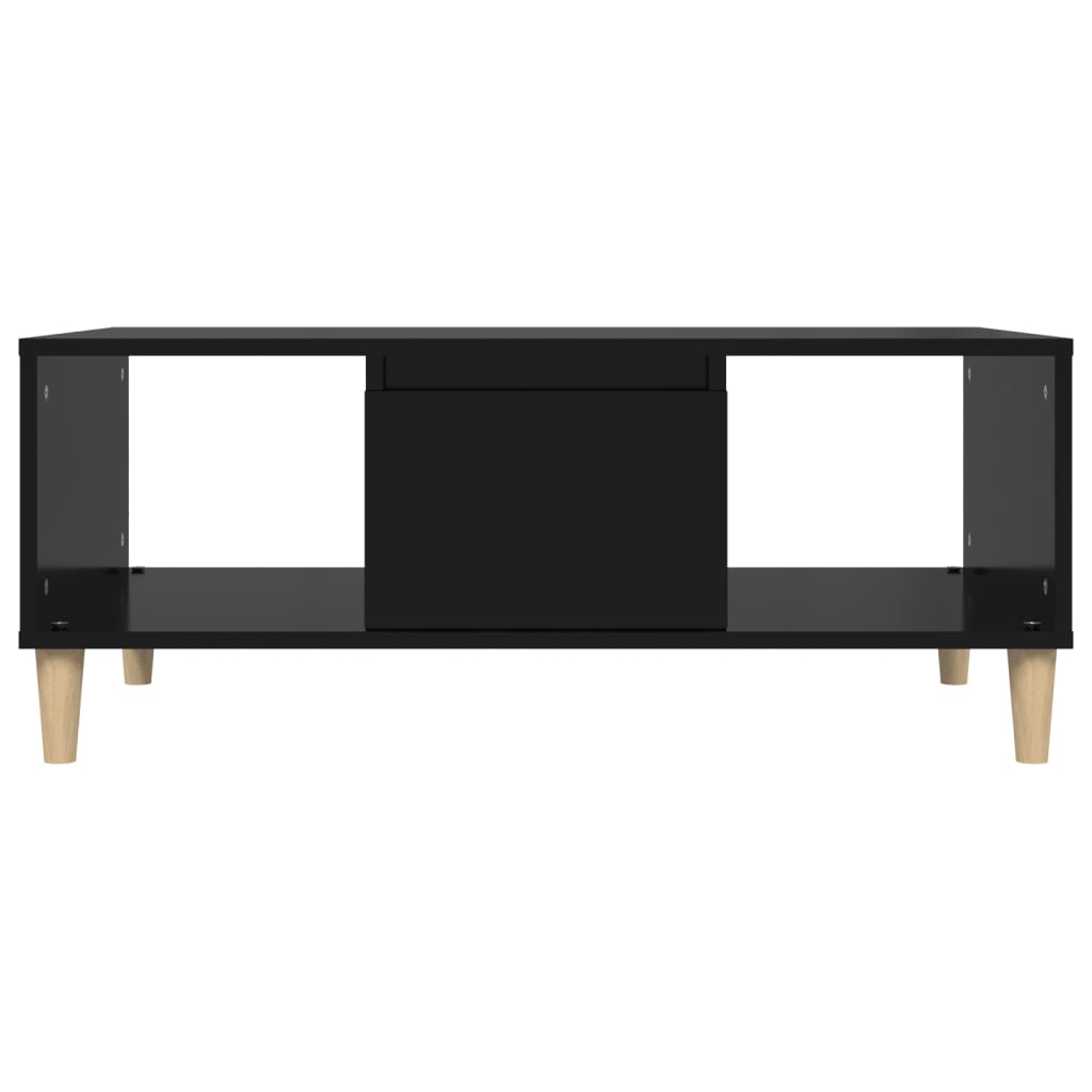 Salontafel 90X50X36,5 Cm Bewerkt Hout Zwart