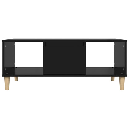 Salontafel 90X50X36,5 Cm Bewerkt Hout Zwart