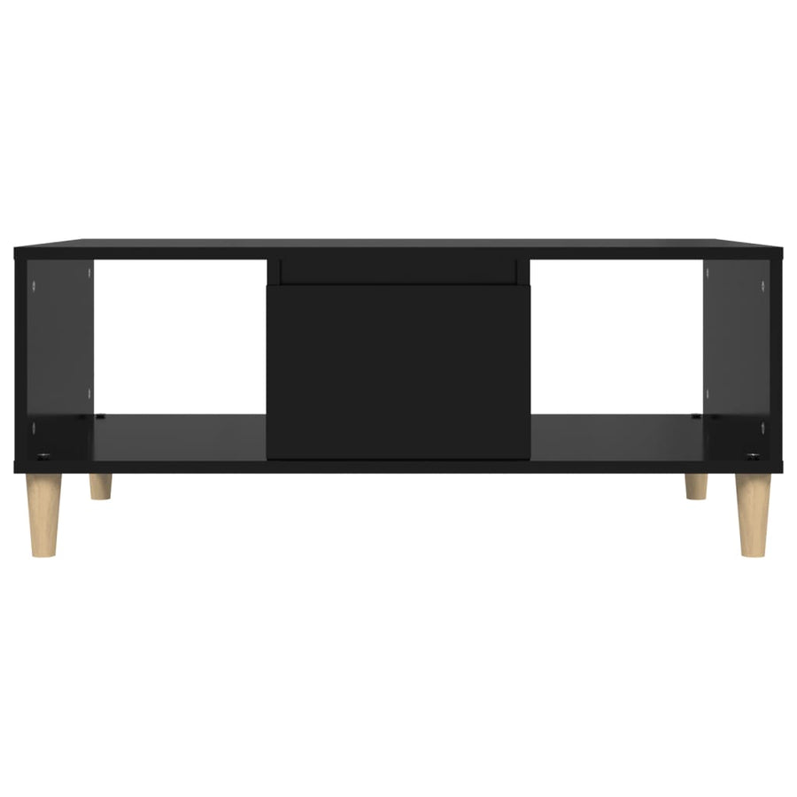 Salontafel 90X50X36,5 Cm Bewerkt Hout Zwart