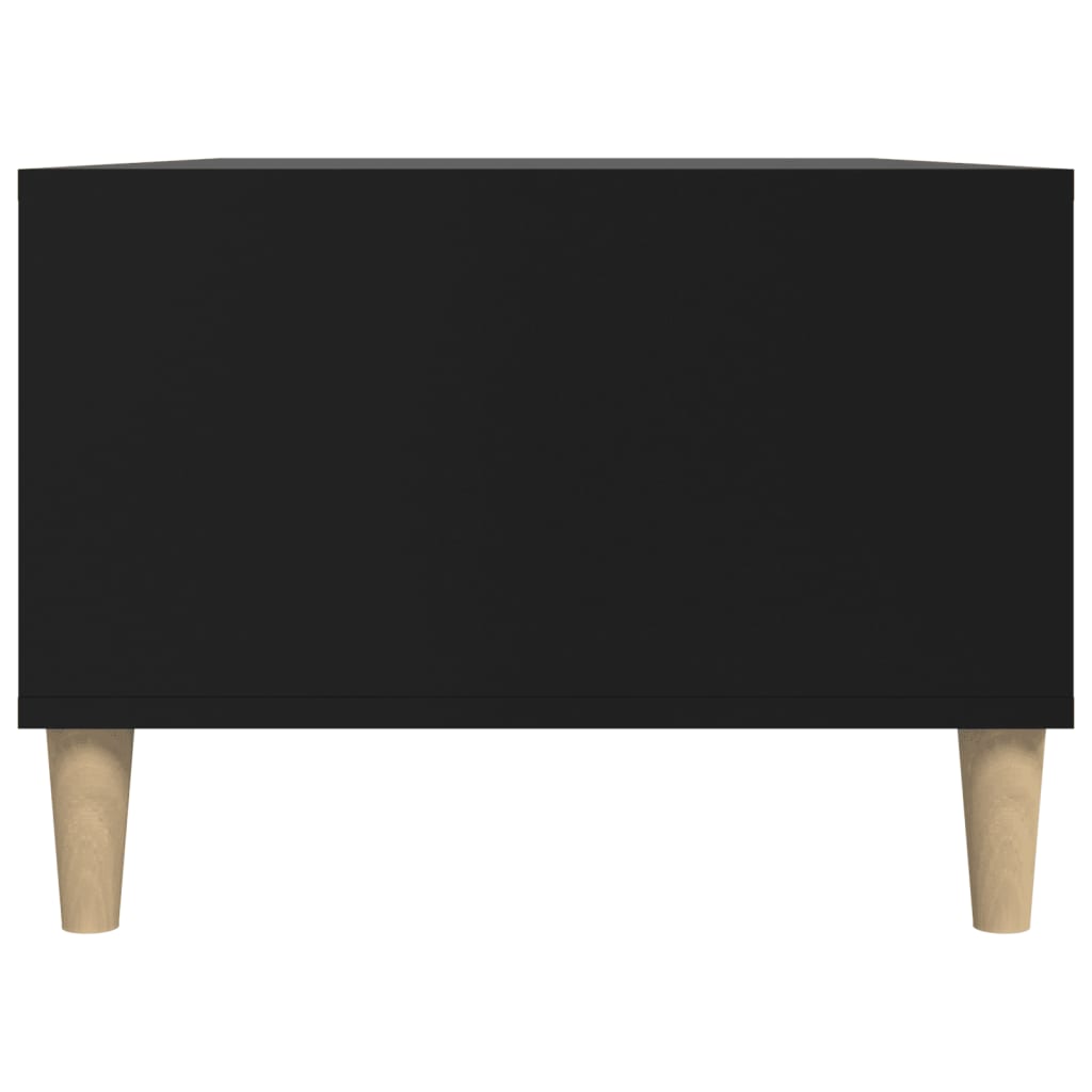 Salontafel 90X50X36,5 Cm Bewerkt Hout Zwart