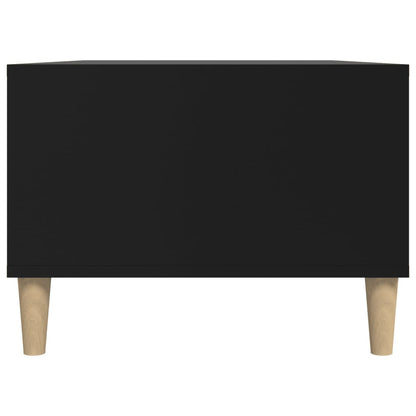 Salontafel 90X50X36,5 Cm Bewerkt Hout Zwart