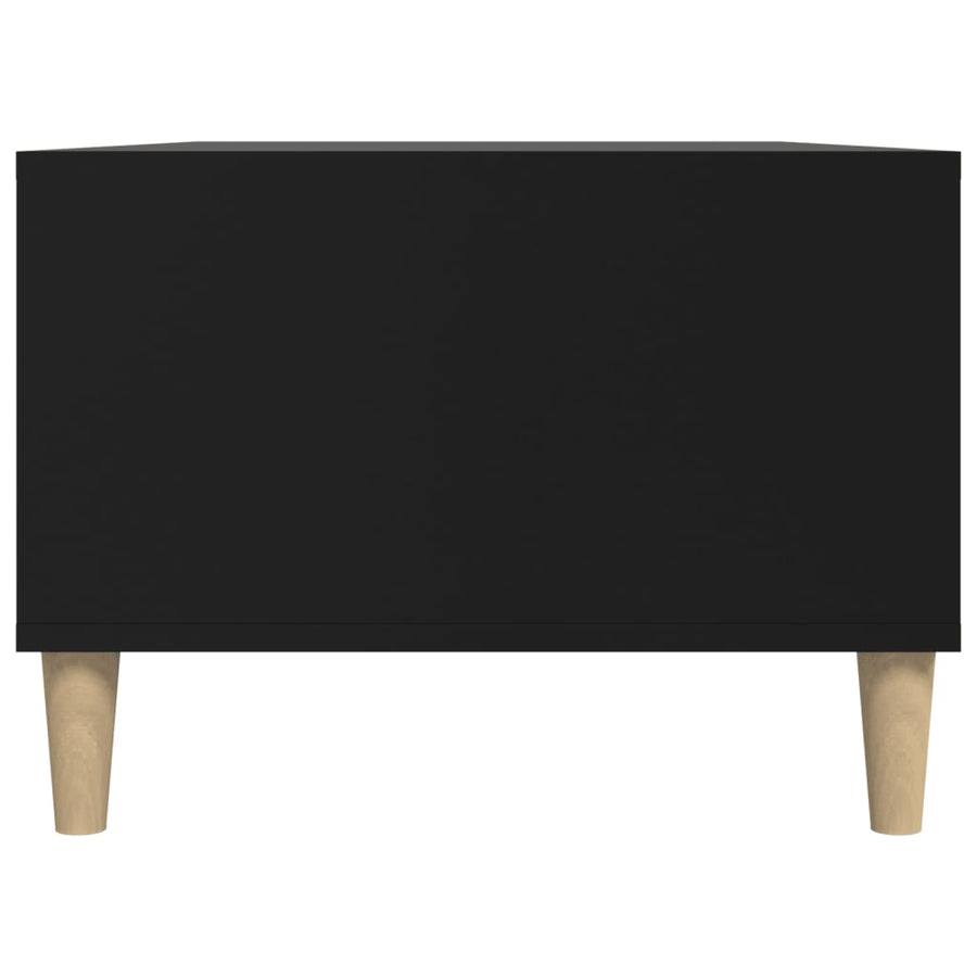 Salontafel 90X50X36,5 Cm Bewerkt Hout Zwart