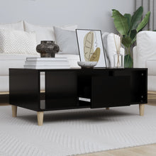 Salontafel 90X50X36,5 Cm Bewerkt Hout Zwart