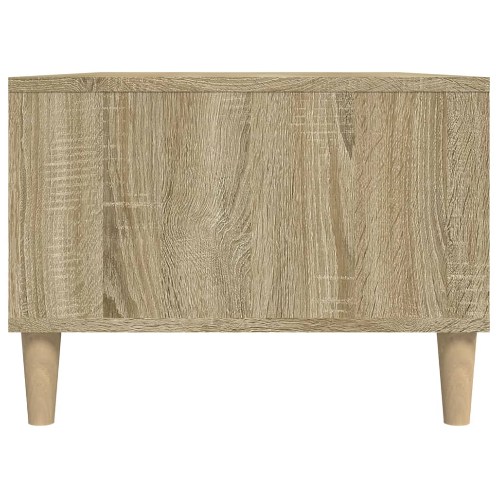 Salontafel 90X50X36,5 Cm Bewerkt Hout Kleurig Sonoma eiken