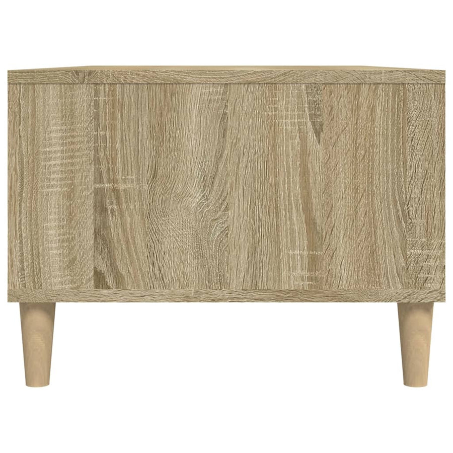 Salontafel 90X50X36,5 Cm Bewerkt Hout Kleurig Sonoma eiken