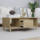 Coffee table 90x50x36.5 cm engineered wood Sonoma oak-coloured