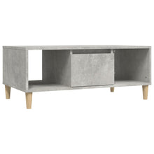 Salontafel 90X50X36,5 Cm Bewerkt Hout Betongrijs