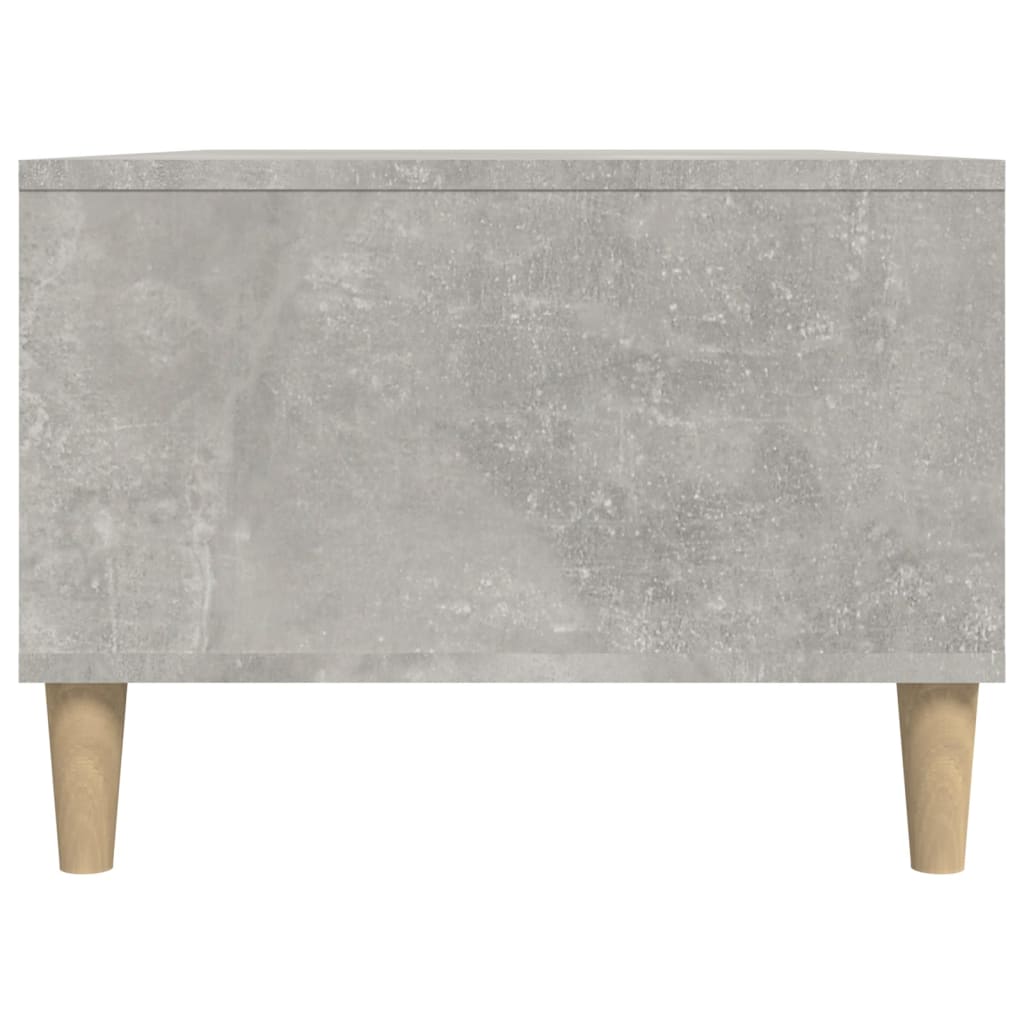 Salontafel 90X50X36,5 Cm Bewerkt Hout Betongrijs