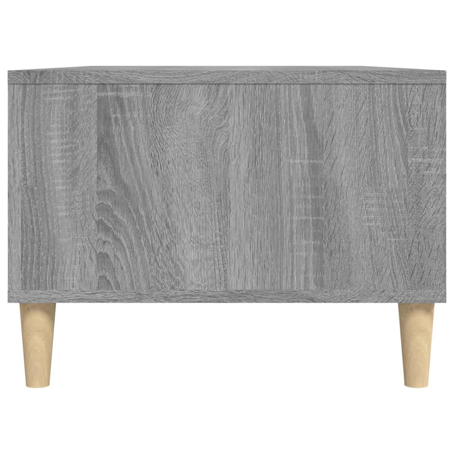 Salontafel 90X50X36,5 Cm Bewerkt Hout Grijs Sonoma