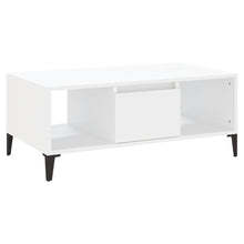 Salontafel 90X50X36,5 Cm Bewerkt Hout Wit