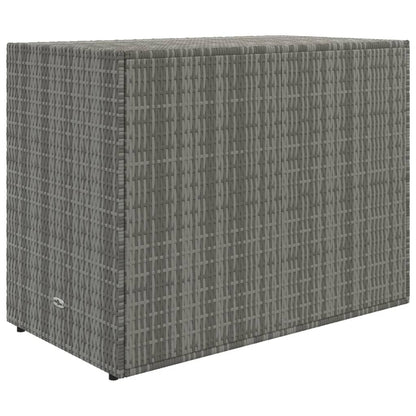 Tuinkast 100X55,5X80 Cm Poly Rattan Grijs