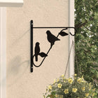 Hanging basket brackets 4 pcs steel black