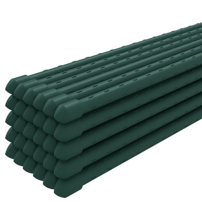 Plantenstaken 30 St 90 Cm Staal Groen