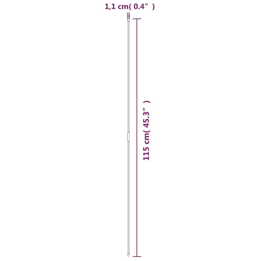 Plantenstaken Staal Groen 115 cm