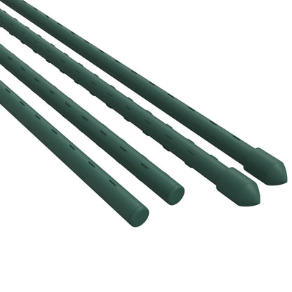 Plantenstaken 30 st 150 cm staal groen 150 cm