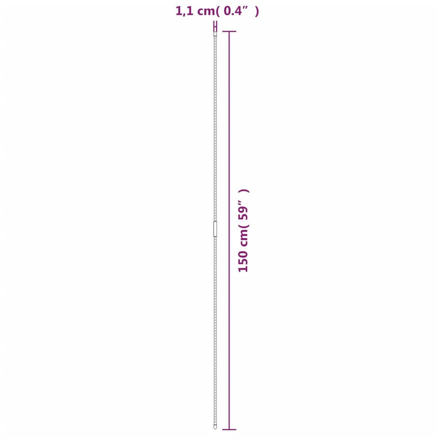 Plantenstaken 30 st 150 cm staal groen 150 cm