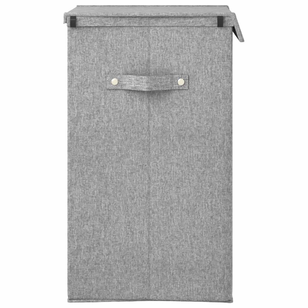 Wasmand inklapbaar 51x34,5x59 cm kunstlinnen grijs