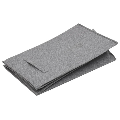Wasmand inklapbaar 51x34,5x59 cm kunstlinnen grijs