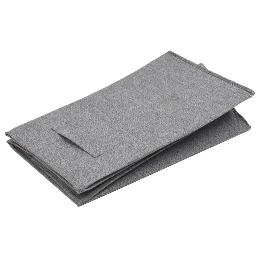Wasmand inklapbaar 64,5x34,5x59 cm kunstlinnen grijs