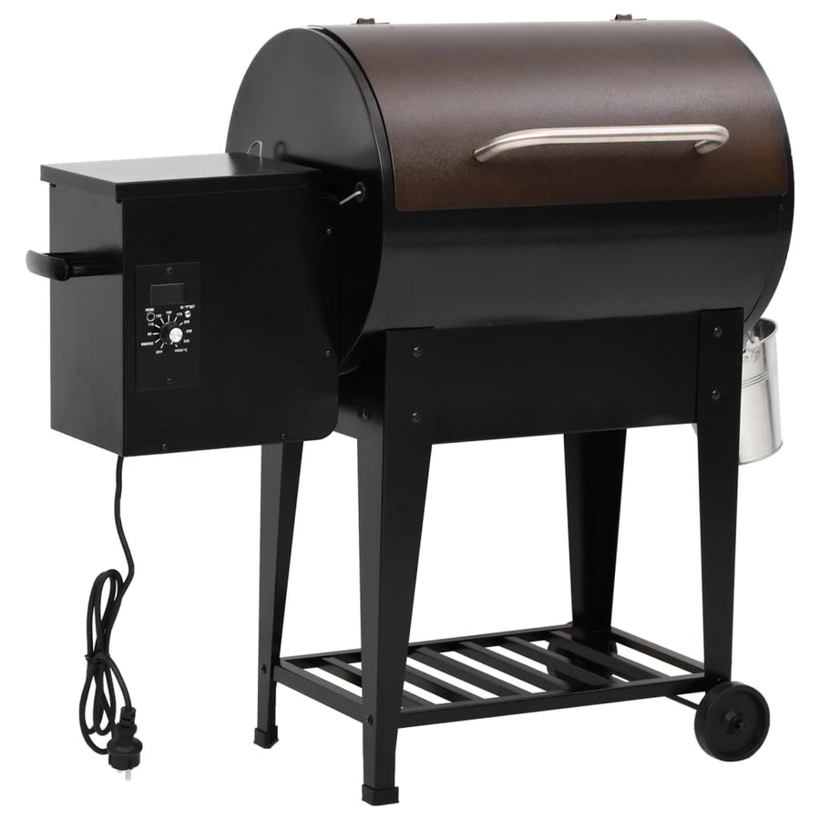 Pelletbarbecue Met Bodemplaat 94 Cm Ijzer Zwart 1