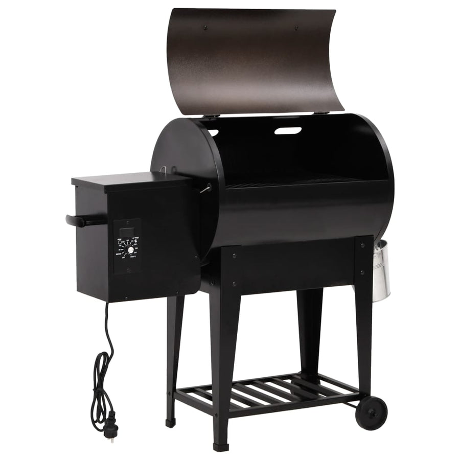 Pelletbarbecue Met Bodemplaat 94 Cm Ijzer Zwart 1