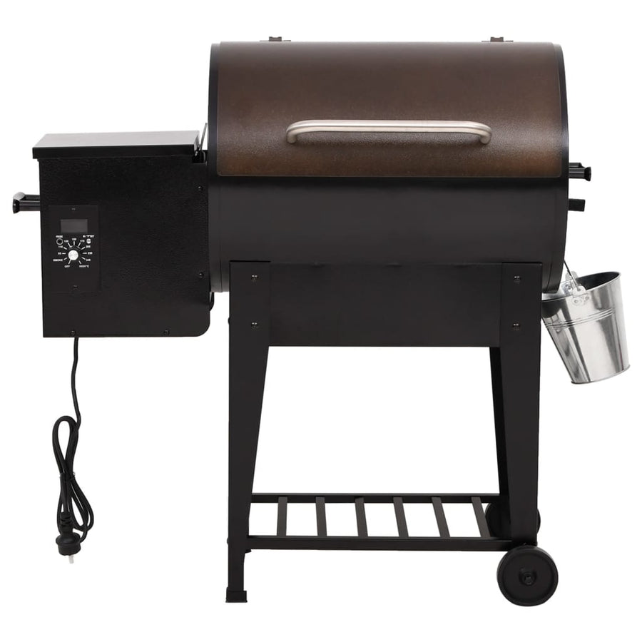 Pelletbarbecue Met Bodemplaat 94 Cm Ijzer Zwart 1