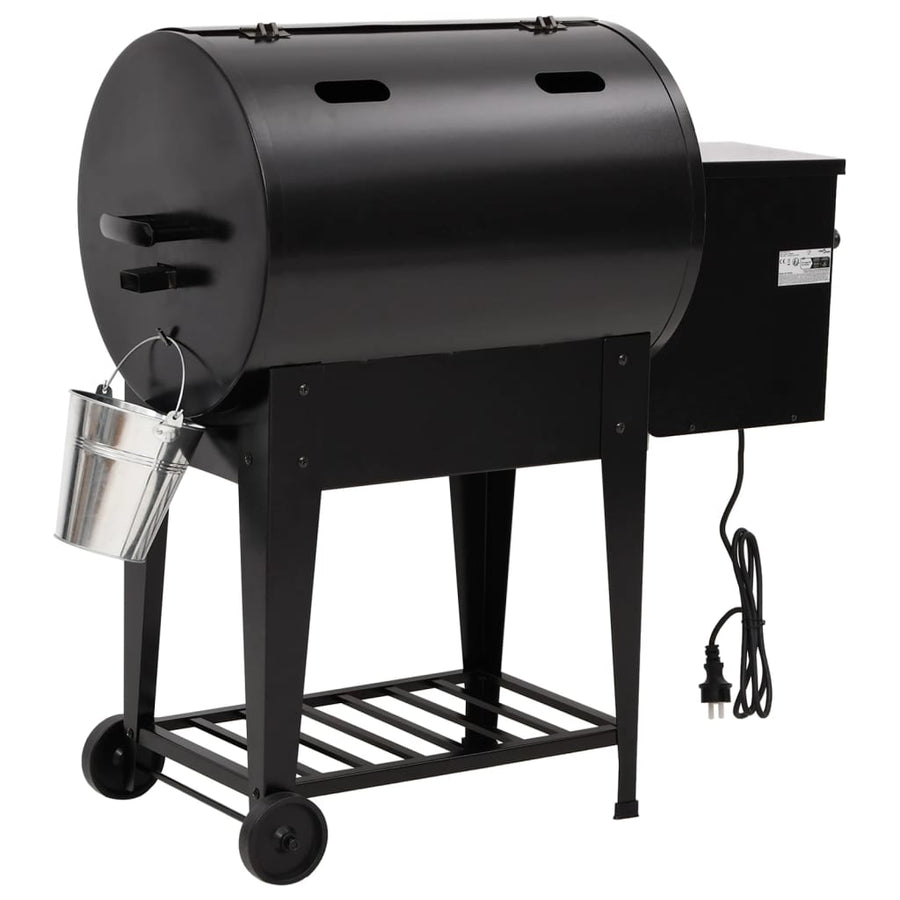 Pelletbarbecue Met Bodemplaat 94 Cm Ijzer Zwart 1
