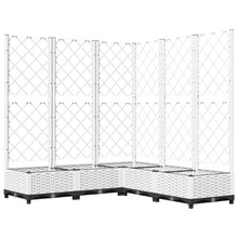 Plantenbak Met Latwerk 20X20X2,5 Cm Polypropeen 120 x 120 x 121.5 cm Wit