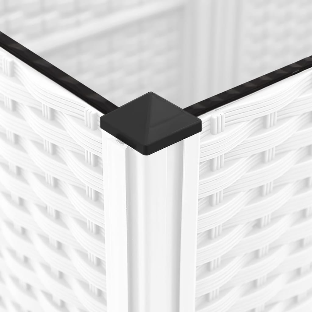 Plantenbak Met Latwerk 20X20X2,5 Cm Polypropeen 120 x 120 x 121.5 cm Wit