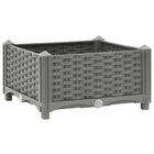 Raised planter 40x40x23 cm polypropylene