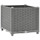 Raised planter 40x40x38 cm polypropylene