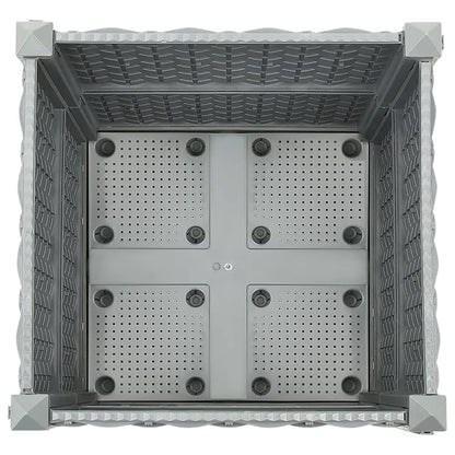 Plantenbak Verhoogd Polypropeen 40 x 40 x 38 cm Lichtgrijs