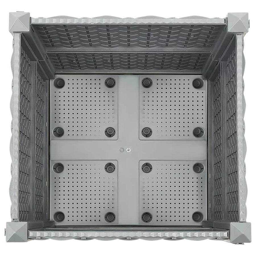 Plantenbak Verhoogd Polypropeen 40 x 40 x 38 cm Lichtgrijs