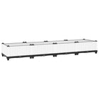 Raised planter 160x40x23 cm polypropylene