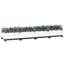 Plantenbak Verhoogd Polypropeen 160 x 40 x 23 cm Wit
