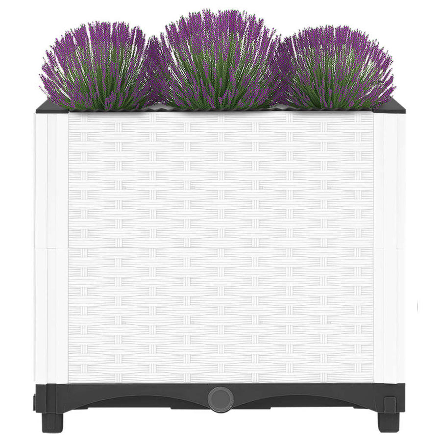 Plantenbak Verhoogd Polypropeen 40 x 40 x 38 cm Wit