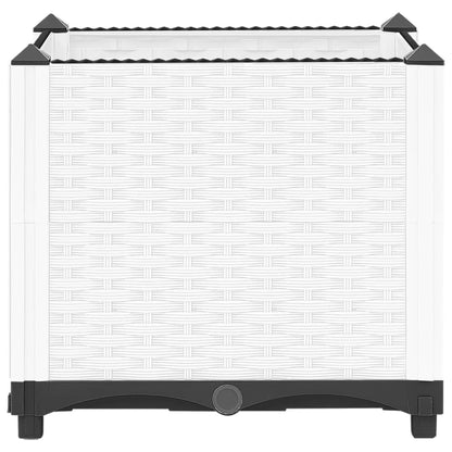 Plantenbak Verhoogd Polypropeen 40 x 40 x 38 cm Wit