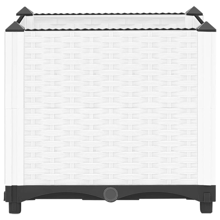 Plantenbak Verhoogd Polypropeen 40 x 40 x 38 cm Wit
