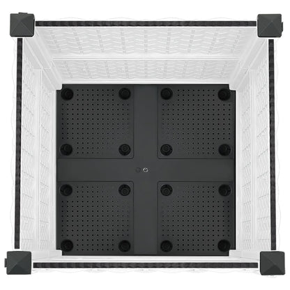 Plantenbak Verhoogd Polypropeen 40 x 40 x 38 cm Wit