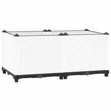 Plantenbak Verhoogd Polypropeen 80 x 40 x 38 cm Wit