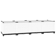 Plantenbak verhoogd 160x40x38 cm polypropeen wit