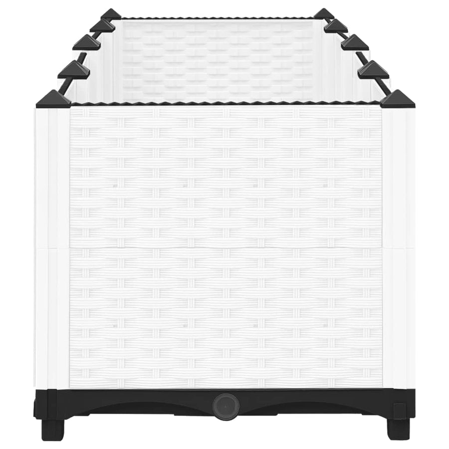 Plantenbak Verhoogd Polypropeen 160 x 40 x 38 cm Wit