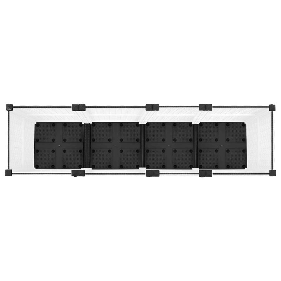 Plantenbak Verhoogd Polypropeen 160 x 40 x 38 cm Wit
